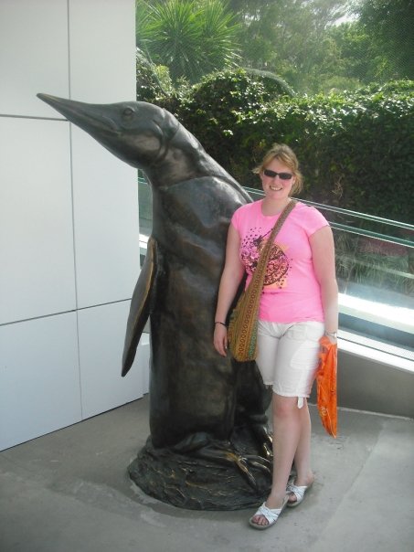 Tenerife 2009 dolphin statue — Two for the Row'd